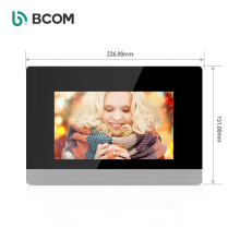 Bcom smart house system POE switch CAT45/CAT6 cable connection Digital visual intercom door bell camera